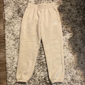 Adidas Kids Beige Jogger Pants